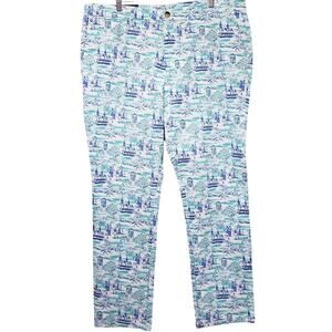 NWT VINEYARD VINES For the 146th Kentucky Derby Scenic Breaker Pants Men's 40x32